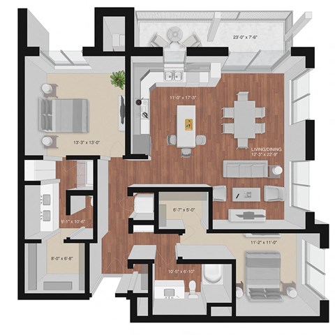 830 Shenandoah Drive Studio-3 Beds Apartment for Rent - Photo Gallery 5